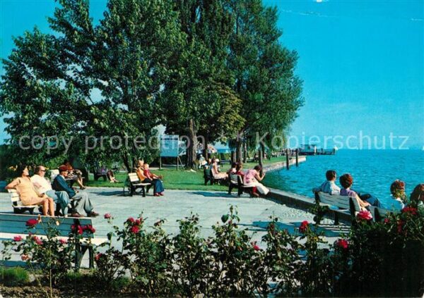 Immenstaad Bodensee Uferpartie am See