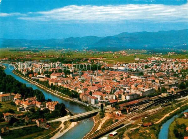 Celje Cilli Fliegeraufnahme