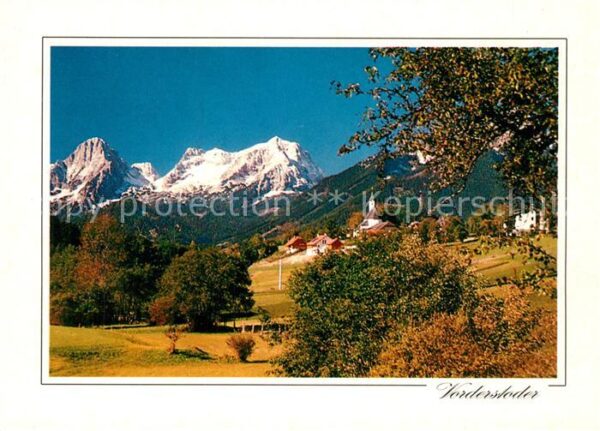 Vorderstoder Landschaftspanorama mit Spitzmauer und