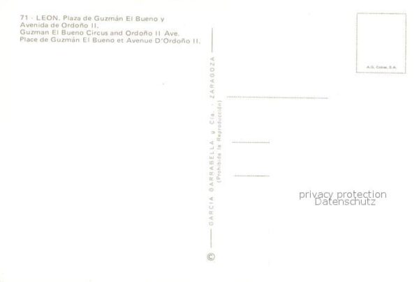 Leon Castilla y Leon Plaza de Guzman El Bueno y Avenida de O – Bild 2