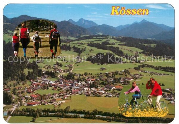 Koessen Tirol Panorama Erholungsort Alpen Wandern Rad