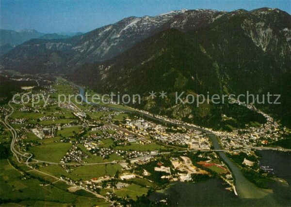 Ebensee Oberoesterreich Panorama Blick vom Spitzelstein Alpen