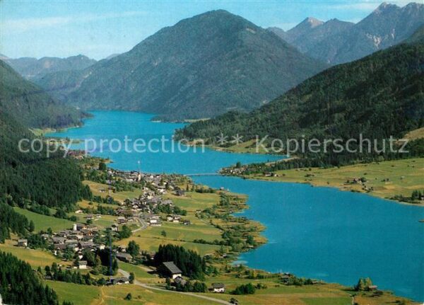 Weissensee Kaernten Fliegeraufnahme