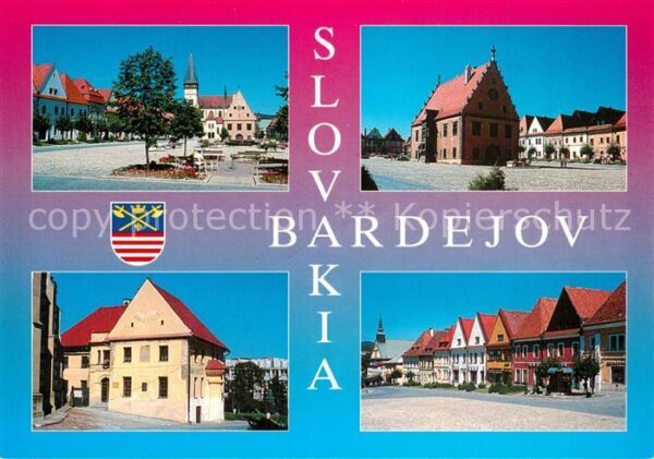 Bardejov Radnicne namestie Rathausplatz