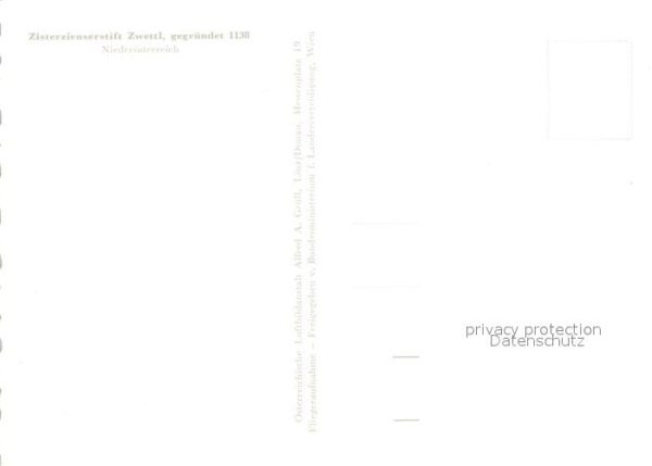 Zwettl-Niederoesterreich Zisterzienserstift 12. Jhdt. Fliegerauf – Bild 2