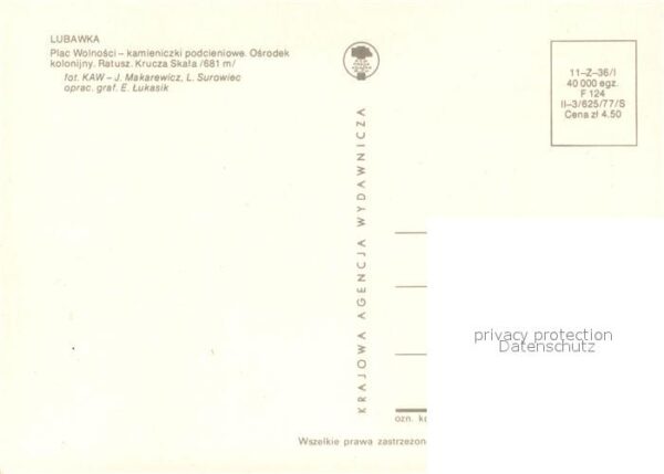Lubawka Plac Wolnosci Osrodek kolonijny Ratusz – Bild 2