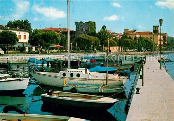 Lazise Lago di Garda Hafen Gardasee
