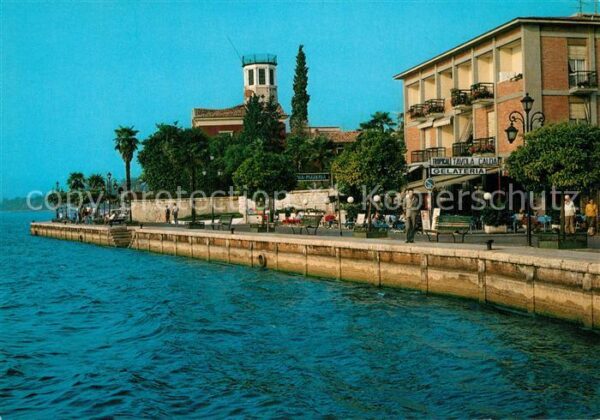Lazise Lago di Garda Uferpromenade am Gardasee