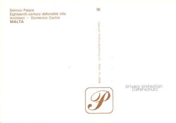 Malta Selmun Palace Architect Domenico Cachia – Bild 2
