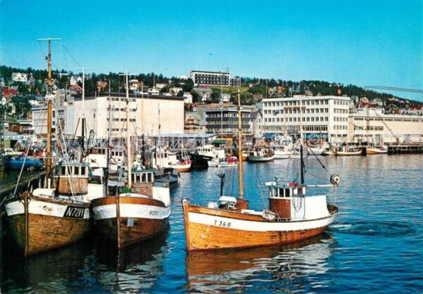 Tromsoe Hafen Fischkutter