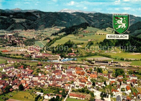 Krieglach Steiermark Sommerfrische Fliegeraufnahme