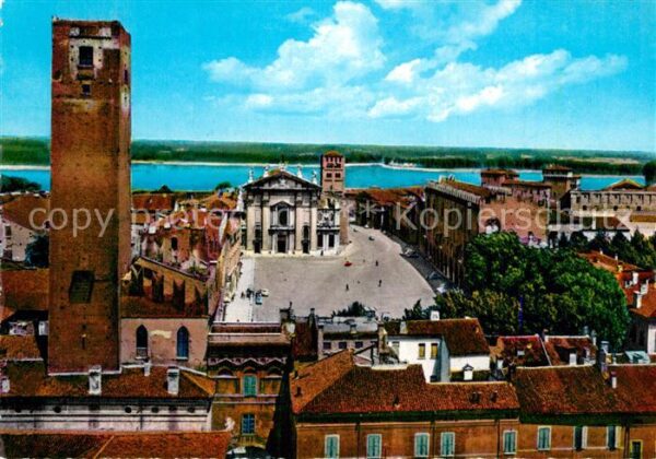 Mantova Piazza Sordello e Torre della Gabbia