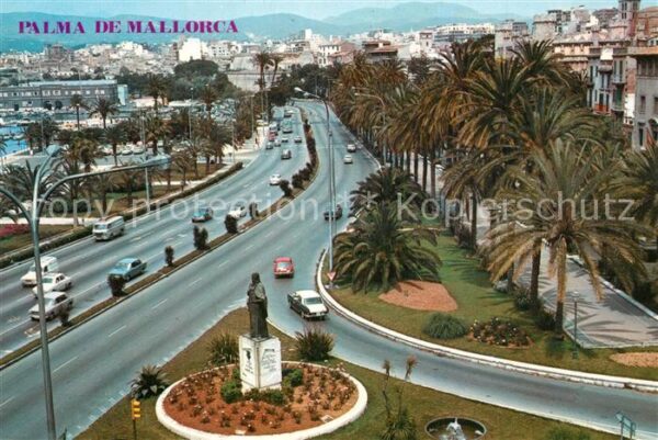 Palma de Mallorca Paseo de Sagrera Monumento