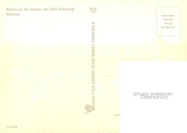 Krems Donau Stadtpanorama mit Stift Göttweig Wachau – Bild 2