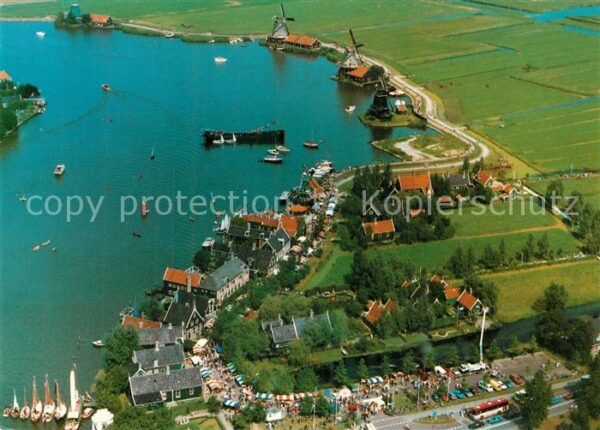 Zaanse Schans Fliegeraufnahme