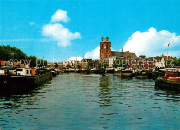 Dordrecht Panorama met grote Kerk