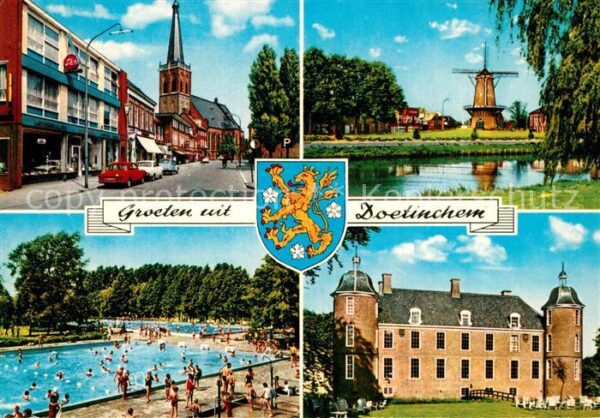 Doetinchem Innenstadt Kirche Windmühle Schloss Fre