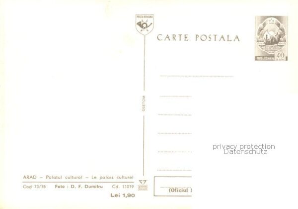 Arad Palatul cultural Kulturpalast – Bild 2
