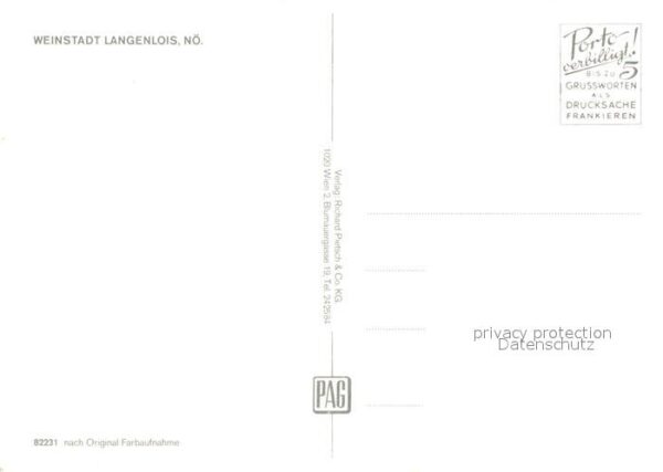 Langenlois Innenstadt Platz Säule – Bild 2