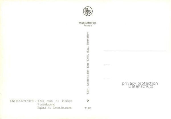 Zoute Knokke Kerk van de Heilige Rozenkrans Eglise d – Bild 2