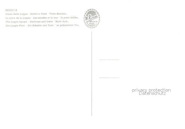 Brescia Piazza della Loggia Portici e Torre Por – Bild 2