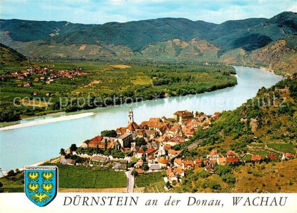 Duernstein Wachau Donautal Fliegeraufnahme