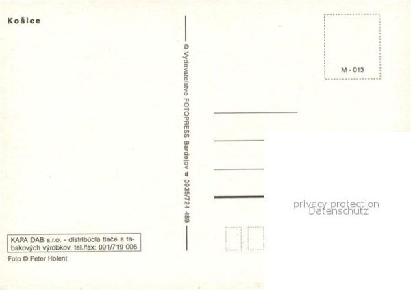 Kassa Kosice Kaschau Slovakia Sehenswürdigkeiten der Stadt Dom Palast – Bild 2