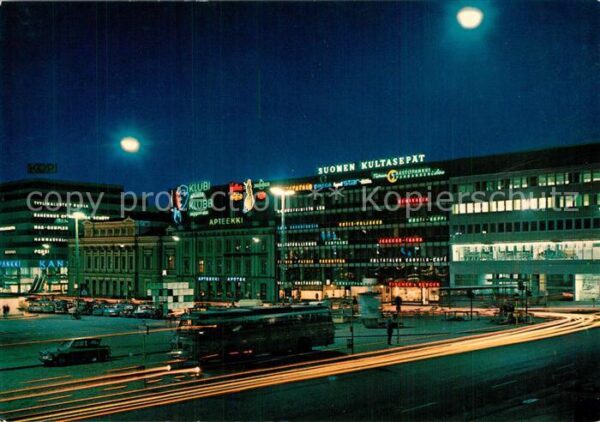 Abo Innenstadt bei Nacht
