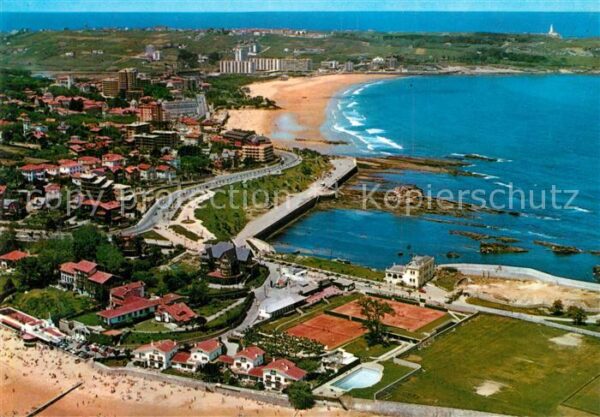 Santander Playa El Sardinero vista aérea