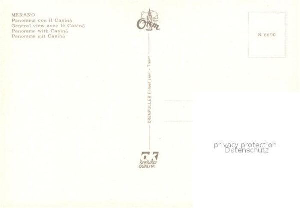 Merano Meran Panorama con il Casino – Bild 2