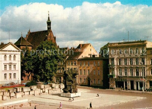 Bydgoszcz Pommern Marktplatz Denkmal