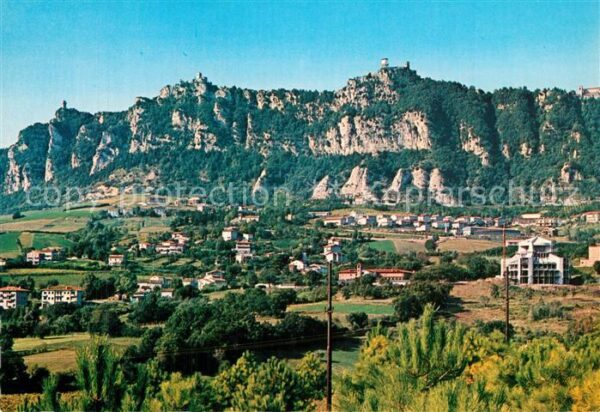 San Marino Repubblica Panorama Monte Titano