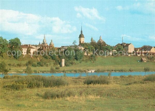 Nowy Sacz Kleinpolen Widok znad Dunajca Partie am Fluss