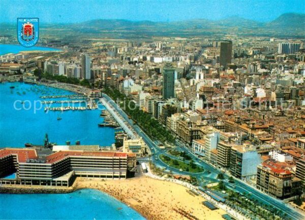 Alicante Vista parcial aérea