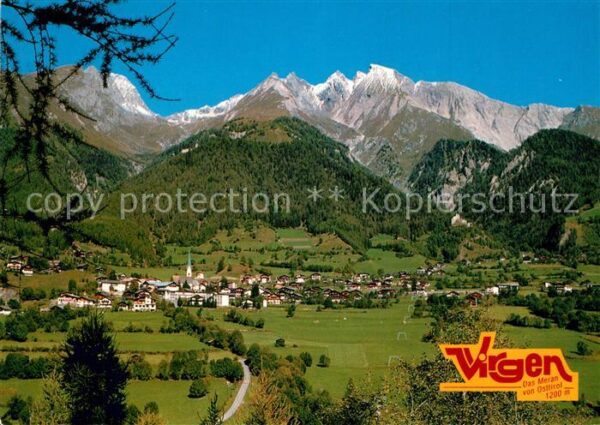 Virgen Panorama Erholungsort mit Gipfeln der V