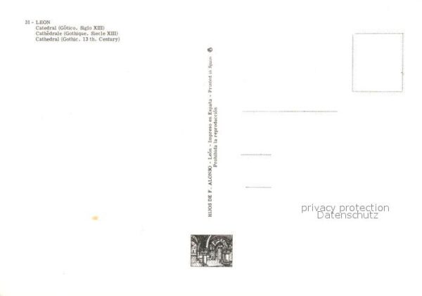Leon Castilla y Leon Catedral gótico XIII siclo – Bild 2