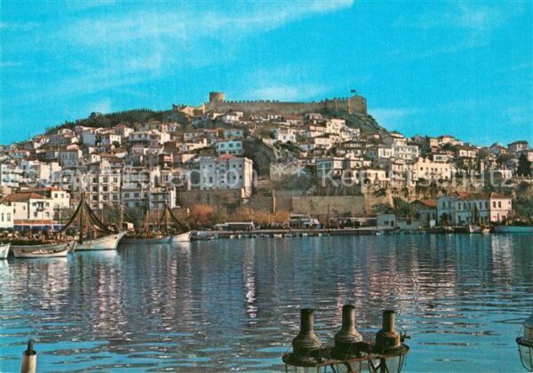 Kavala Cavala Ansicht vom Hafen aus