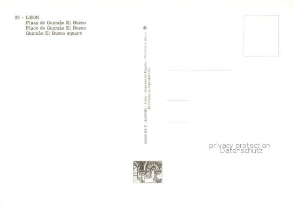 Leon Castilla y Leon Plaza de Guzman El Bueno Fontana – Bild 2