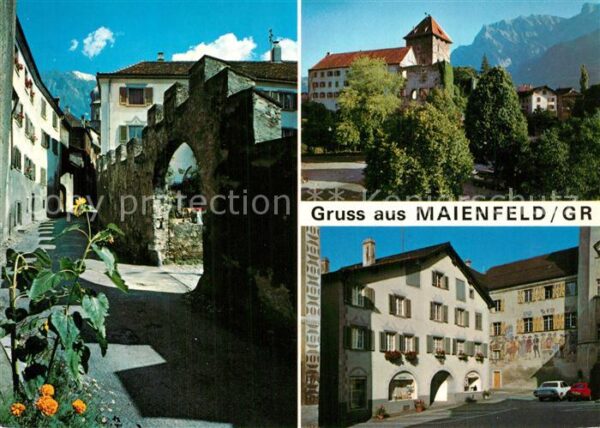 Maienfeld Ortsmotive Gasse Altstadt