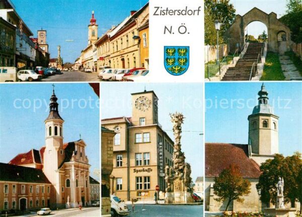 Zistersdorf Hauptstrasse Altes Stadttor Pfarrkirche