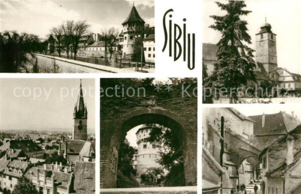 Sibiu Hermannstadt Teilansichten
