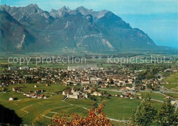 Aigle VD Plaine du Rhone et Alpes Valaisannes