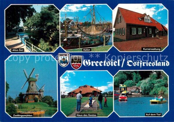 Greetsiel Altes Siel Hafen Kurverwaltung Zwilling