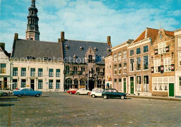Middelburg Zeeland Damplein met Gistpoort