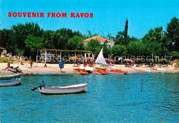Corfu Korfu Strand des Cavos Lefkimis