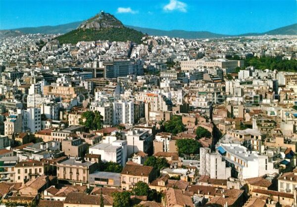 Athen Griechenland Teilansicht mit Lycabette
