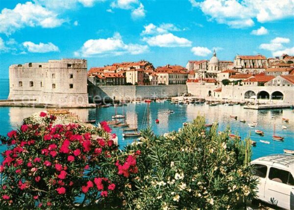 Dubrovnik Ragusa Teilansicht Hafen
