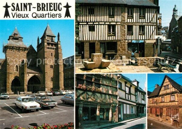 Saint-Brieuc Cotes-d Armor Cathedrale Place Louis Guilloux Vieille