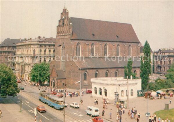 Wroclaw Ulica Swidnicka Kosciol Bzego Ciala