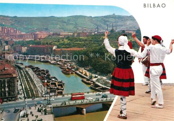 Bilbao Spanien Spanien Puente de la Victoria y ria